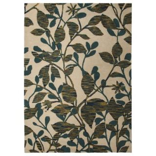 Threshold Space Dyed Vine Area Rug   Blue/Green (7x10)