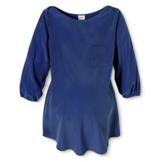 Liz Lange for Target Maternity 3/4 Sleeve Top   Blue XS