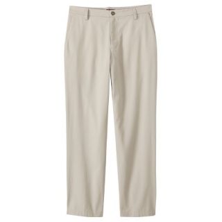 Merona Mens Ultimate Flat Front Pants   Oyster 38x34