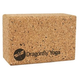 DragonFly Cork/EVA Yoga Block   Brown (4)