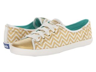 Keds Rally Chevron Womens Lace up casual Shoes (Gold)