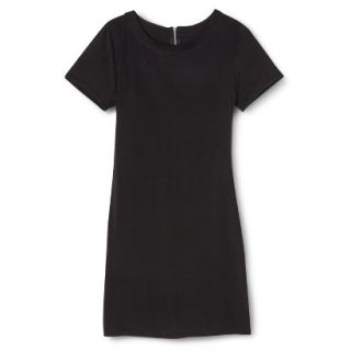 Merona Womens Knit T Shirt Dress   Black   M