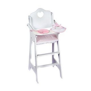 Badger Basket Doll Highchair with Accessories