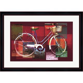 Pep Ventosa Red Bicycle Framed Art