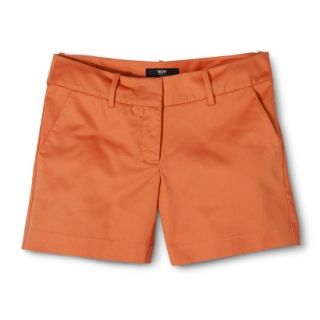 Mossimo Womens 5 Shorts   Orange Truffle 12