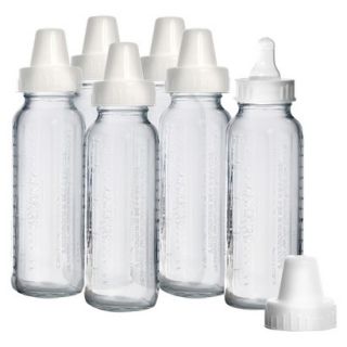 Evenflo BPA Free Classic Glass Bottle Set  8oz 6pk