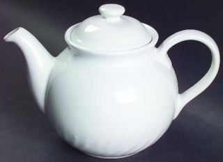 Corning Enhancements (Corelle,Microwave) Teapot & Lid, Fine China Dinnerware   C