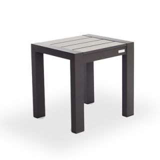 Harbour Outdoor Piano Side Table PIA.06 Laminate Charcoal, Frame Asteroid