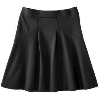 Mossimo Ponte Fit & Flare Skirt   Ebony S