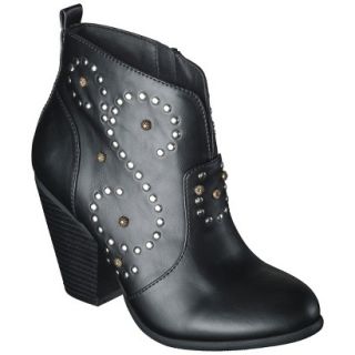 Womens Mossimo Supply Co. Karis Studded Ankle Boots   Black 9