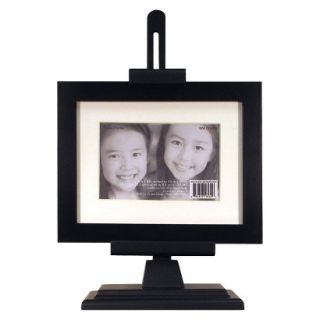 Matted Easel Frame   Black 3.5x5