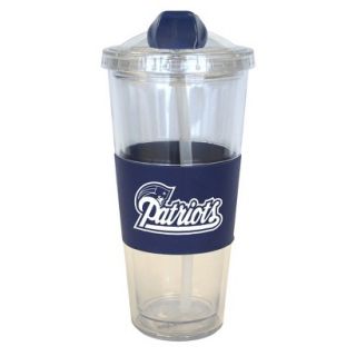 Boelter Brands NFL 2 Pack New England Patriots No Spill Tumbler with Straw   22