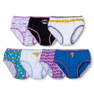 Justice League Girls 7 Pack Hipsters   Multicolor 6