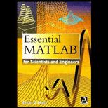 Essential MATLAB for Scientist and Engineers
