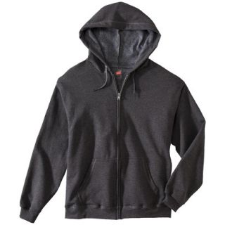 Hanes Premium Mens Fleece Zip Up Hooded Sweatshirt   Slate XL