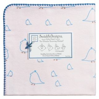 Swaddle Designs Ultimate Receiving Blanket   Blue Chickies