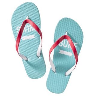 Womens Limited Edition Mossimo Supply Co. Flip Flop Sandal  Aqua 10