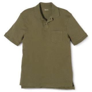 Mens Classic Fit Pocket Polo Aegean Olive green S
