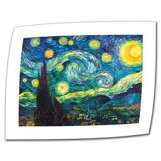 Vincent Van Gogh Starry Night Flat Canvas