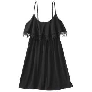 Xhilaration Juniors Coverup Swim Dress  Black M