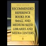 Recommended Reference Books for Small and Medium sized Libraries and Media Centers