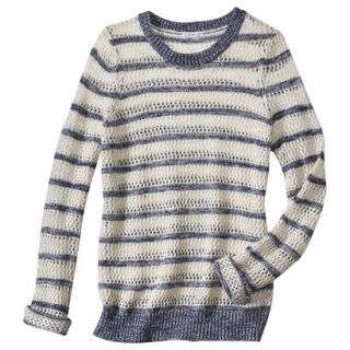 Xhilaration Juniors Open Stitched Sweater   Midsummer Night M(7 9)