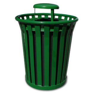 Witt Wydman Outdoor Trash Receptacle WC3600 RC Color Green
