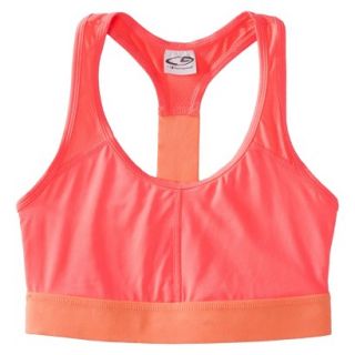 C9 by Champion Womens Compression Bra With Mesh   Sunset XXL