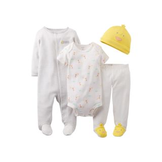 Carters Duck 4 pc. Layette Set   newborn 6m, Yellow, Yellow