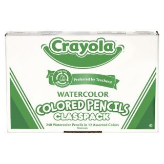 Crayola Watercolor Pencils Classpack   240 Count