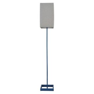 Room Essentials Floor Lamp with Light Gray Shade   Blue