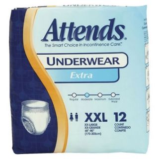 Attends Extra Absorbency Protective Underwear   Large (Case of 72)