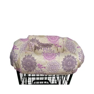 THE PEANUT SHELL Shopping Cart Cover   Dahlia, Purple