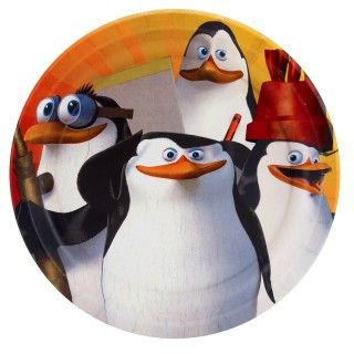 Penguins of Madagascar Dinner Plates