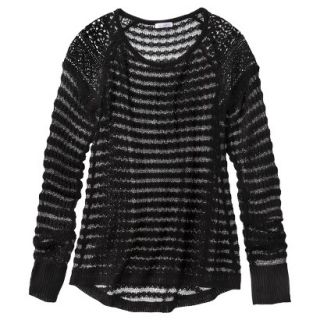 Xhilaration Juniors Pullover Sweater   Black XS(1)