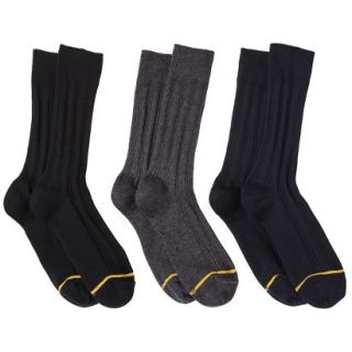 Auro a GoldToe Brand Mens 3pk Crew Socks   Navy
