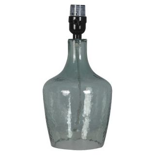 Threshold Artisan Glass Jug Lamp Base Small   Ancient Aqua (Includes CFL Bulb)