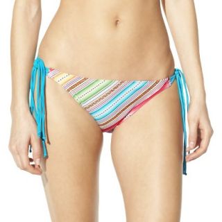 Juniors Side Tie Swim Bottom  Multicolor XL