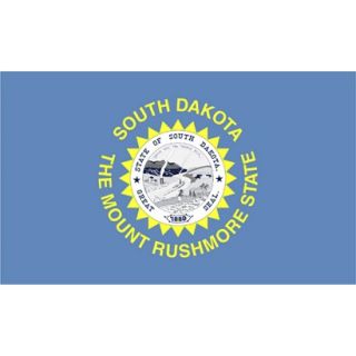 South Dakota State Flag   4 x 6