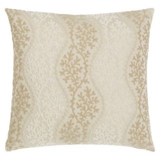 Sure Fit Jardin 18 Pillow Slipcover   Taupe/Beige