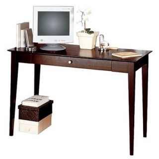 Writing Desk Linon Dolce Desk  Dark Brown (Brown (Walnut))