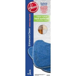 Hoover Enhanced Clean Steam Mop Pads (2 Pack), WH01000