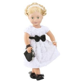 Our Generation 18 Deluxe Outfit   White Rosettes Dress