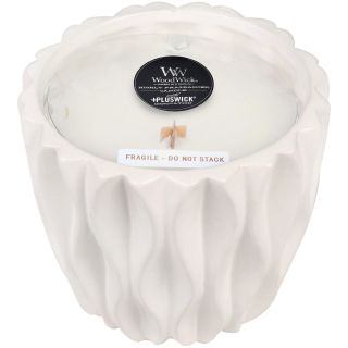 Woodwick Brownstone Candle   Small, White