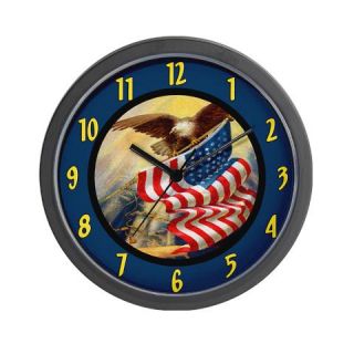  Patriotic American Wall Clock