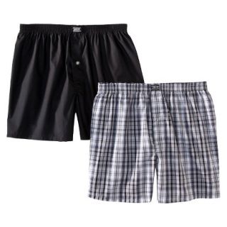 JKY by Jockey 2Pk Woven Boxers   Assorted Colors S