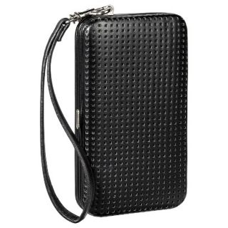 Merona Perforated Hard Cell Phone Case Wallet with Removable Wristlet Strap  