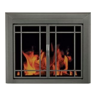 Pleasant Hearth Edinburg Fireplace Glass Door   For Masonry Fireplaces, Large,