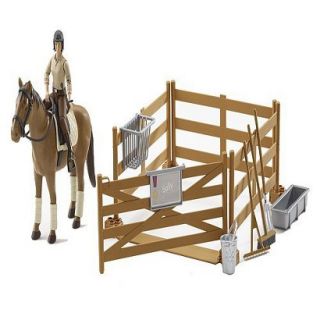 Bruder Bworld Riding Set with Horse and Woman