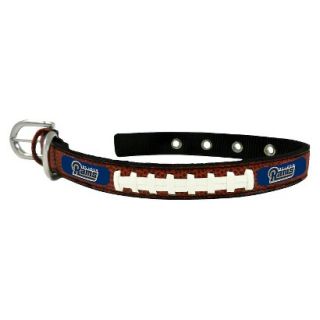 St. Louis Rams Classic Leather Small Football Collar